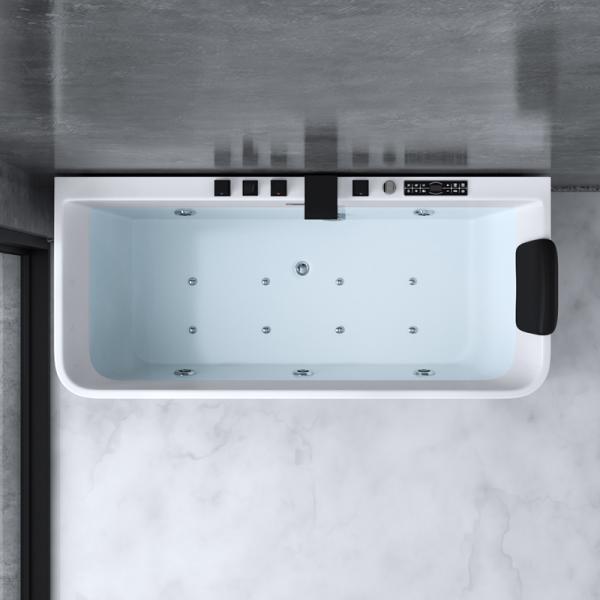 Freestanding SPA Bathtub with Massage Whirlpool Function Standard