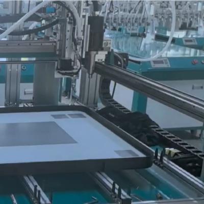 Automated Precision Glue Dispenser for Bathroom Mirror Light Frames