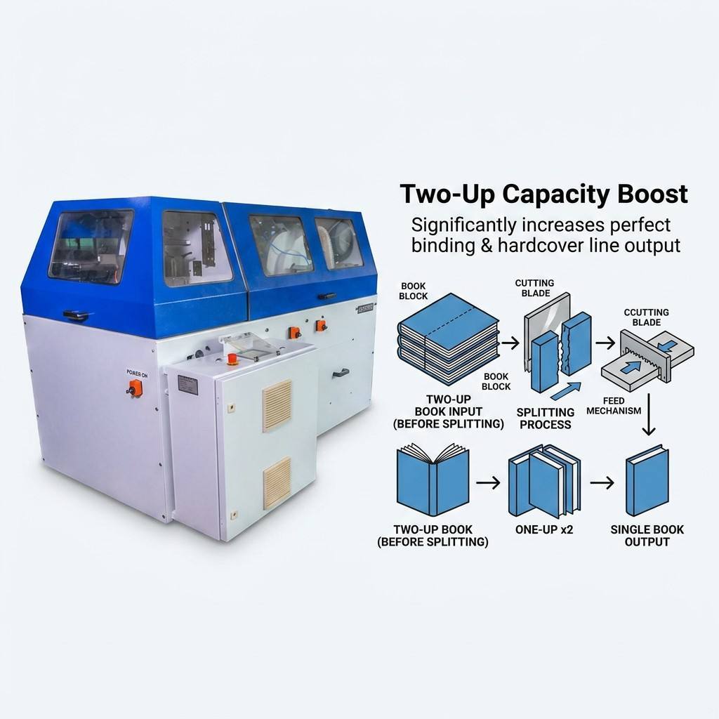 Fully Automated Book Separation Equipment Running At 1000–6000 Cuts Per Hour Steadily