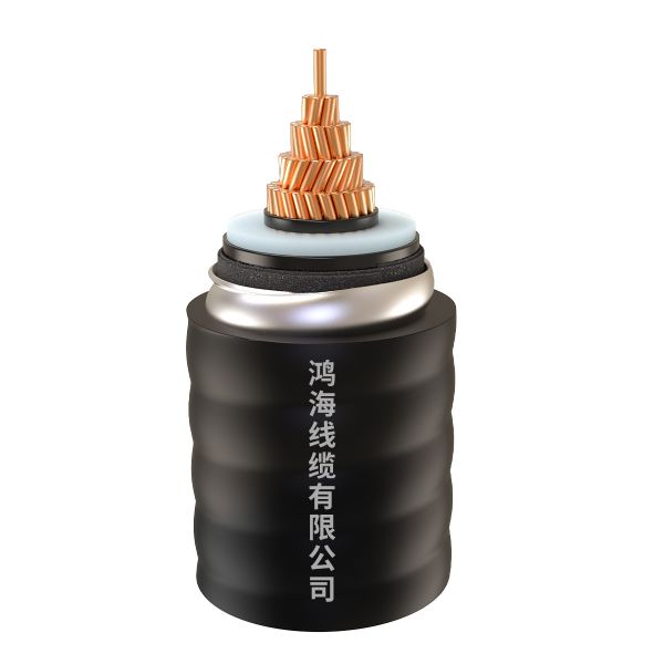 National standard 64/110KV YJLW 03 copper core corrugated aluminum sheath ultra-high voltage cable, 240~1600 square meters