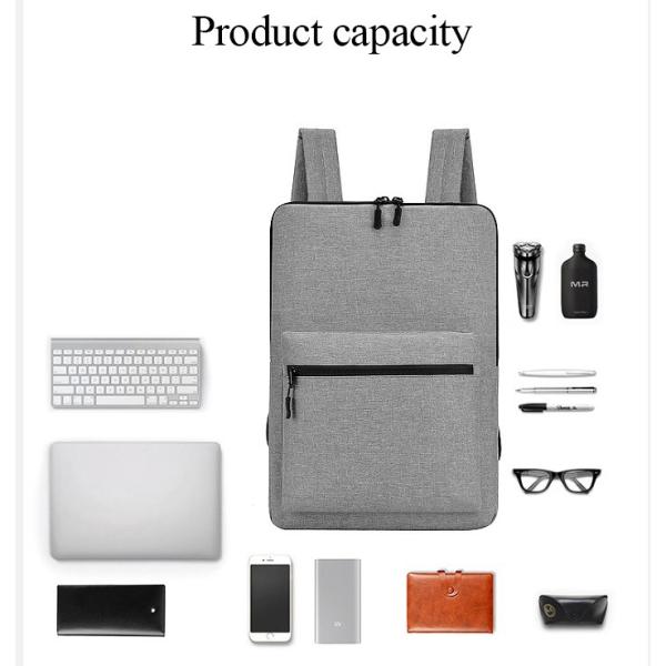 Portatif Homme 15 pouces ordinateur portable Smart Sac à dos ultra mince sac de loisirs avec USB