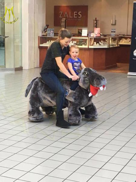 Hansel  cheap electric cars battery operated plush motorized animals in shopping mall
