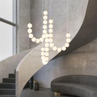 Lampes suspendues pour pare-brise en acrylique sur mesure avec plaque de plafond en cuivre H65