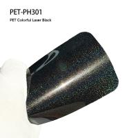PET-PH301 PET couleur laser noir Car PVC films décoratifs 7.5mil