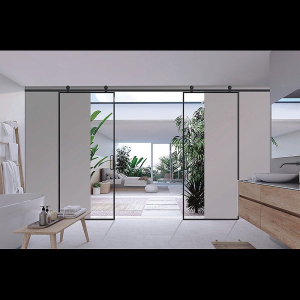 Heavy Duty Thermal Break Aluminium Pocket Sliding Doors For House Exterior