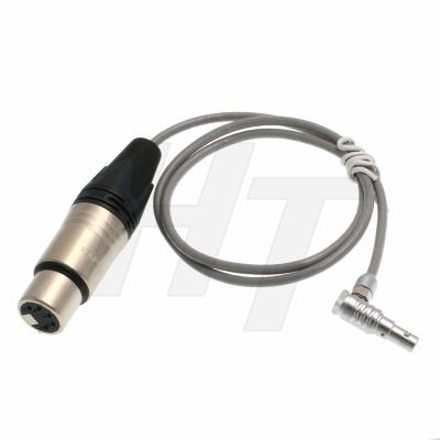 XLR 5 Pin Female to Right Angle 00B 5 Pin Audio Input Cable for ARRI Alexa Mini Camera