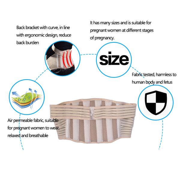 Maternity Pregnancy Lumbar Support Belt Waist Back Abdomen Band Belly Brace