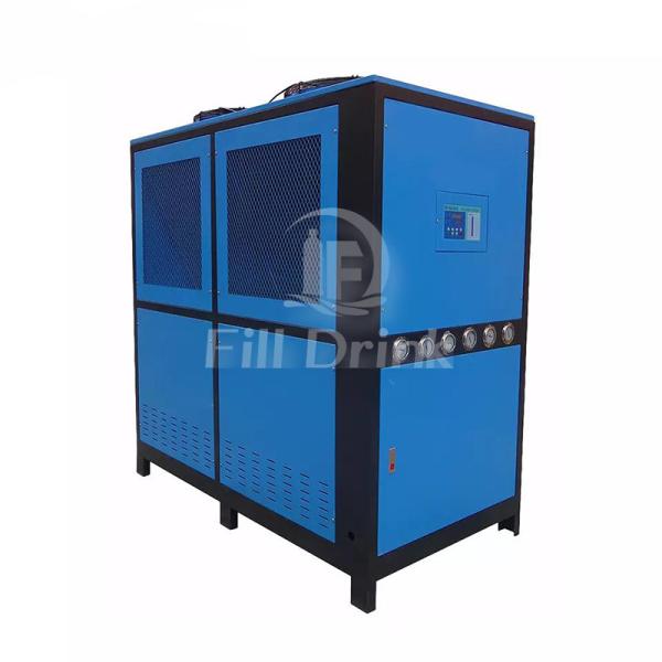 Heat Pump Soft Drink Production Line Industrial Water Chiller Refrigeration Cooling