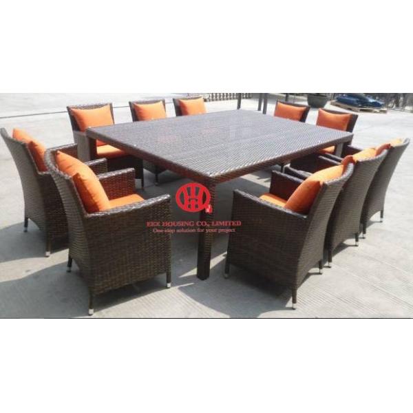 Garden Rattan Furniture 10 Seater Outdoor Dining Set