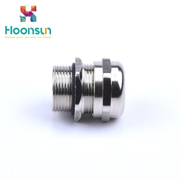 NPT1/4 Nylon Claw EMC Cable Gland IP68 Unblocked 18mm Tread
