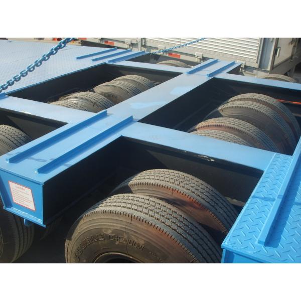 High Strength Steel Payload Low Bed Semi Trailer With Full Braking And Electrical Systems