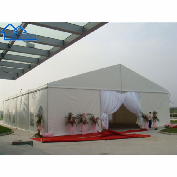 Metal Structure Wedding Marquee Tents Portable Modern Style With PVC Sides A Tent