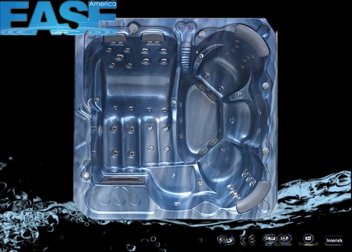 Massage outdoor 4 seats and 2 lounges acrylic hot tub with balboa GS510SZ control system