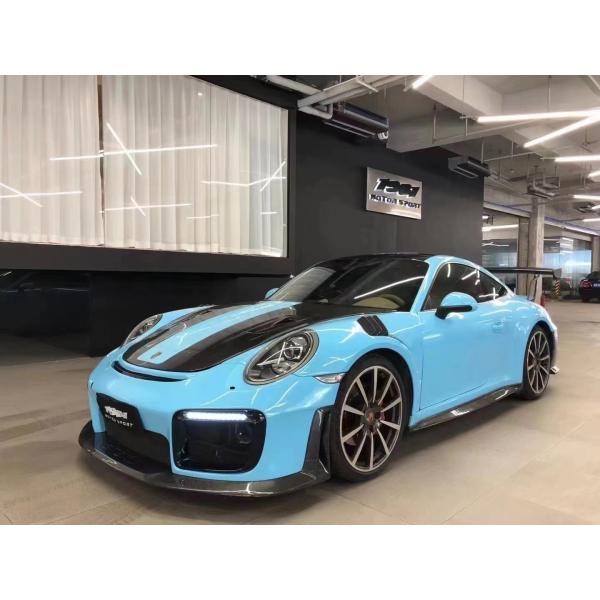 2022 Nuevos productos 911 991.2 GT2RS Kit de carrocería para Porsche 911 delantero y trasero parachoque de cubierta de fibra de carbono spoiler 2016-2018