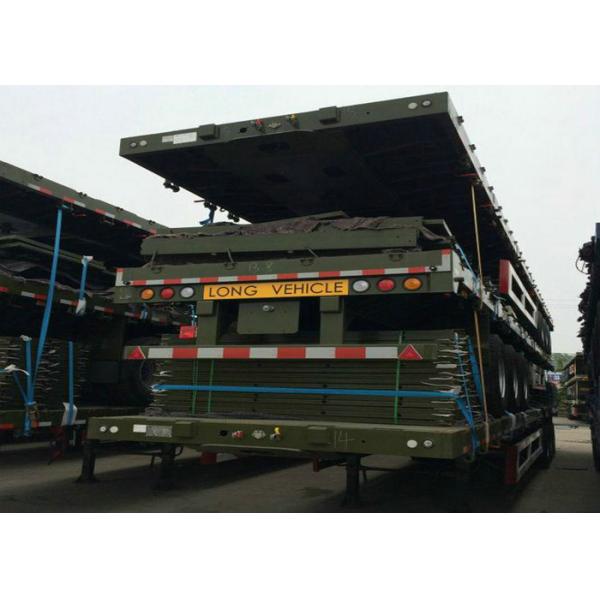 4 Tri Axle Container Chassis Semi Trailer for Container 60 Ton