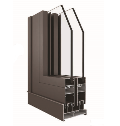 Powder Coated Aluminium Profile Systems For Sliding Windows Frame Building Materials