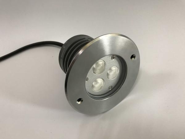 Luz subterrânea do diodo emissor de luz do RGB 3 X 3W IP67 do poder superior com Housin de alumínio