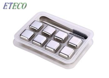 Beverage Chilling Stainless Steel Ice Cubes Perfect Men Gift Quick Freezing