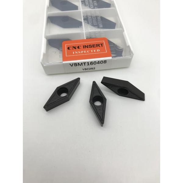 Pvd покрыло вставки VBMT160408 Vbmt160404 карбида поворачивая для стали