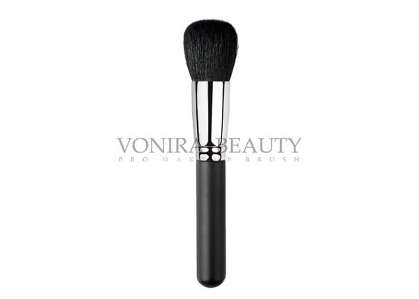 Cylinder Natural Hair Face Loose And Compact Powder Buff For Private Label