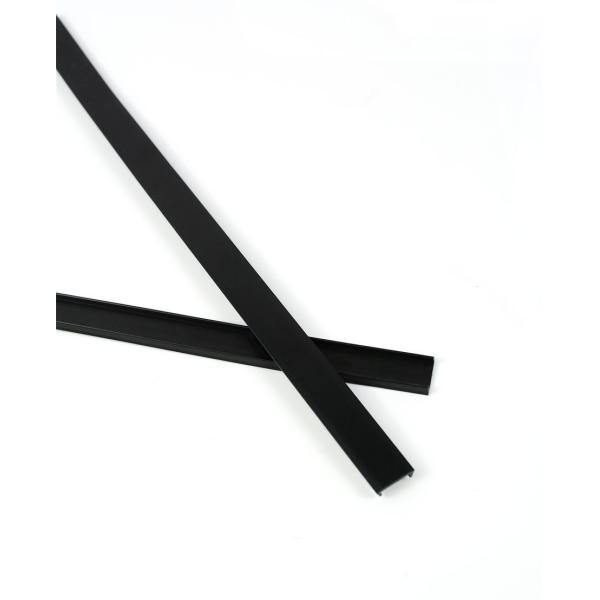 Colorful Soft PVC Industrial Ceiling Profiles Black Plastic Customized Profiles