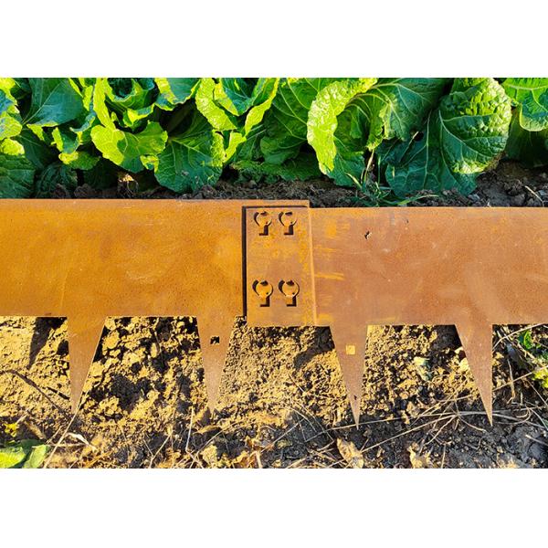 1000mm Corten Border Edging ISO Corten Steel Lawn Edging