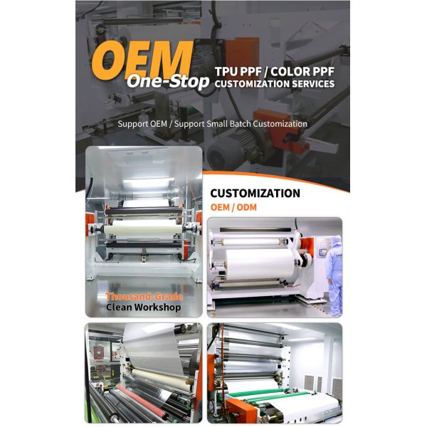 6 Mil Windshield Protection Film Self Healing TPU Nano Coated Not Yellowing