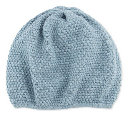 New Designed Metallic Knit Mushroom Hat with fashion style