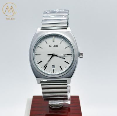 Aqua Resistant Quartz Stainless Steel Men Watch With Analog Display And Luminous Hands