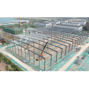 Customizable Q345B/Q355B Prefabricated Steel Buildings, Modular House Factory