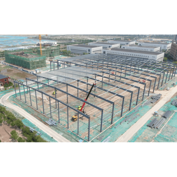 Customizable Q345B/Q355B Prefabricated Steel Buildings, Modular House Factory
