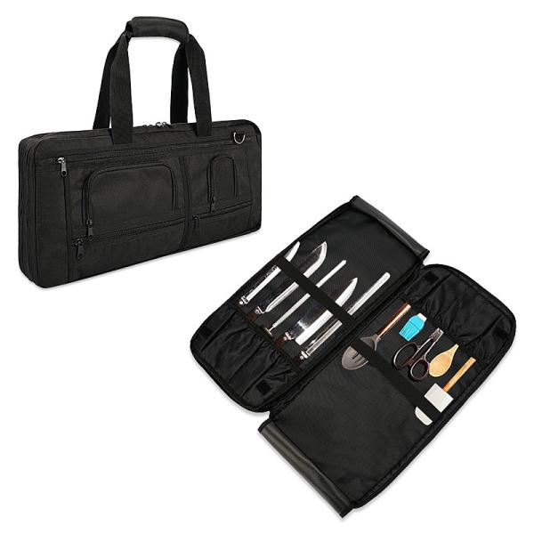 Chef Knife Storage Bag Roll Up Carrying Personalized 20x2.5x9