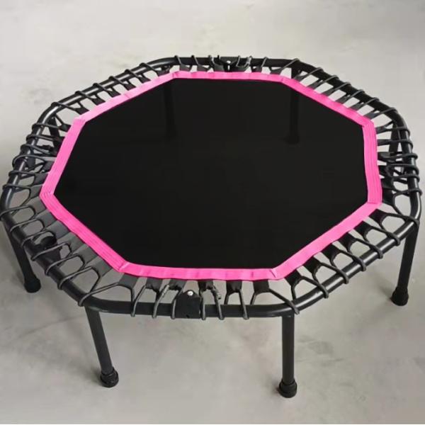 ABS Hexagonal Trampoline with Handle Bar Improve Your Flexibility and Coordination