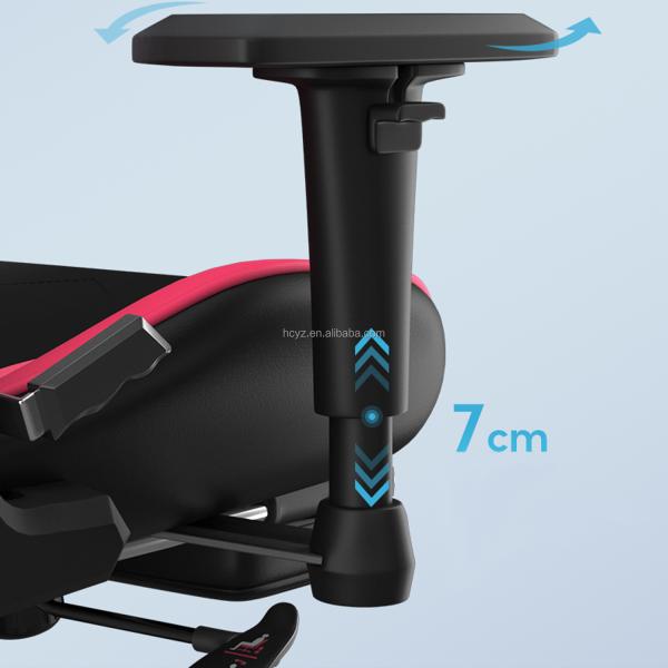 Flowing Light And Color Luxury PU Leather Racing Gaming Chair for Computer Gamer