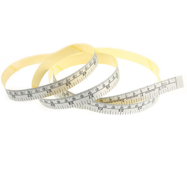 1.5m 60 Inch Paper Measuring Tape , Self Adhesive Ruler Tape For Measuring Craft Sewing