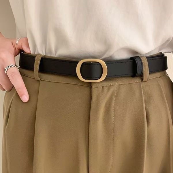 Korean Style Belt，No-Hole Women's Belt，Minimalist Stretch Belt，Versatile Waist Belt，Fashion Belt for Jeans，Work to Weekend Belt，Waist Cincher for Skirts