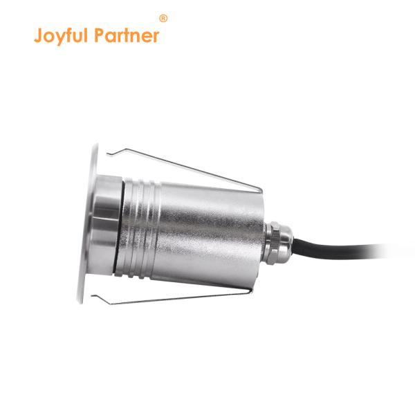 Mini LED piscina subaquática luz de spa lâmpada de aço inoxidável 12V / 24V DC