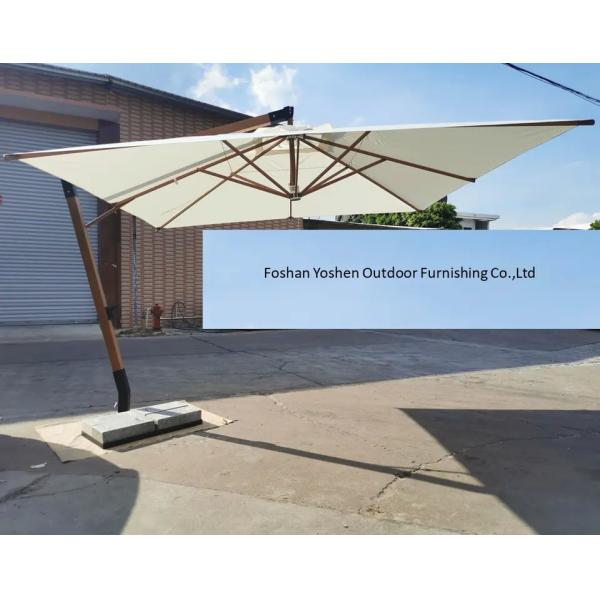Star hotel outdoor restaurant shade parasol vintage garden umbrella cantilever patio big beach umbrella with tilt---2091