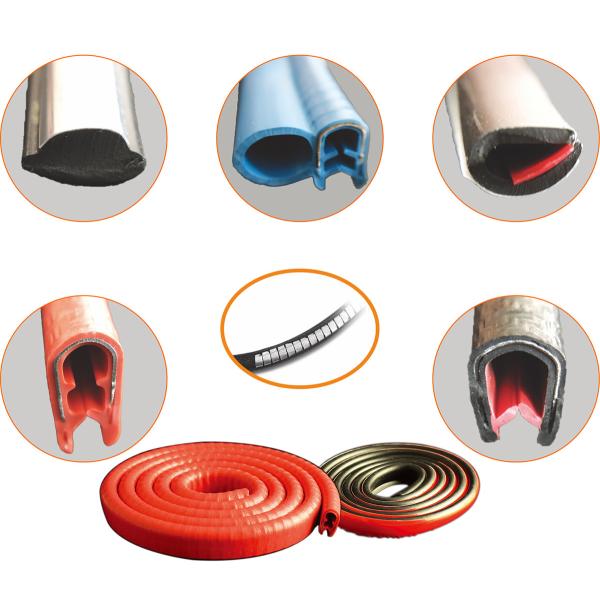 Silicone EPDM PVC TPV Or TPE Car Rubber Seal Noise Insulation Anti Dust Soundproof Sealing Car Door & Window Seal Strip