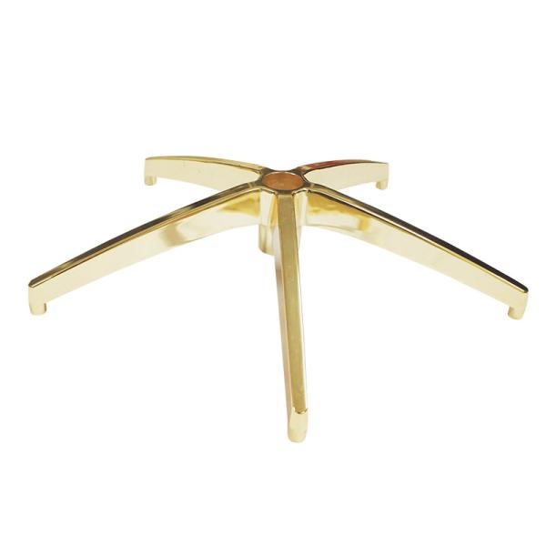 Черный долговечный металлический офисный стул Замена основы Алюминиевый сплав