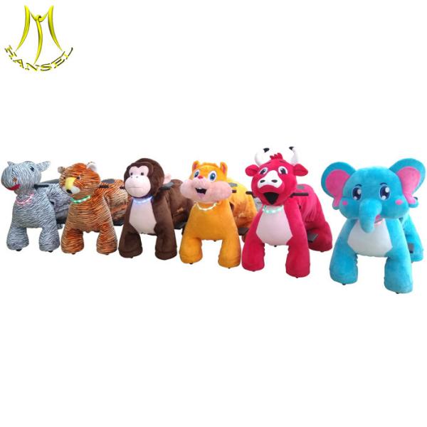 Hansel wholesale toy horse walking amusement park toys sale funfair animal rides