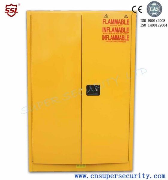 2 Door Vented Laboratory Locking Metal Flammable Storage Cabinet For Liquid Chemical