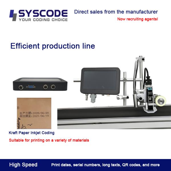 600dpi Precision Inkjet Printer | Dynamic Data Coding on Metal/Plastic/Glass
