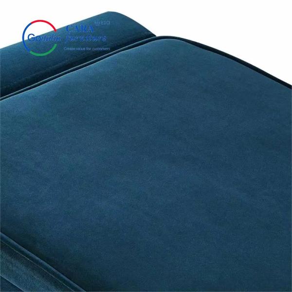 BB2017 Newly Arrived Home Bedroom Blue Fabric Tufted Bench Modern Bed Ottoman Storage Bench