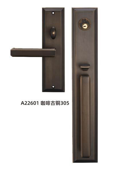 Villa Interior American Door Handles 68.6mm 444.5mm  Brass Dummy Door Handle