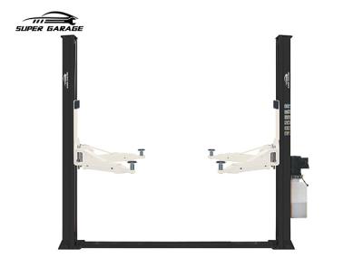 220V 380V Two Post Floor Plate Lift 110mm - 1850mm Height Manual Release