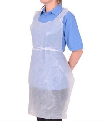 Tabliers en plastique blancs jetables, tablier de cuisine de résistant à l'eau