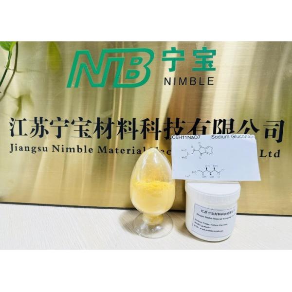 White Concrete Retarder Additive Sodium Gluconate Soluble In Water