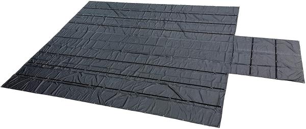 Heavy Duty Waterproof PVC Truck Cover For Flatbed Trucks With 6 Foot Drop Lumber Tarps