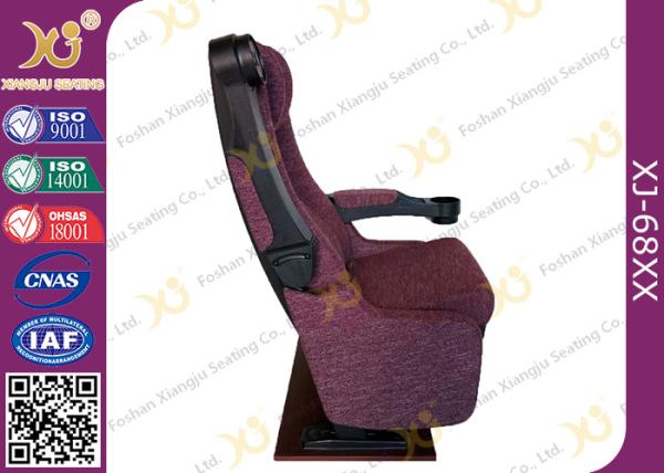 An Ergonomic Comfortable Aircraft Type Headrest Cinema Theater Chair Folding Seat